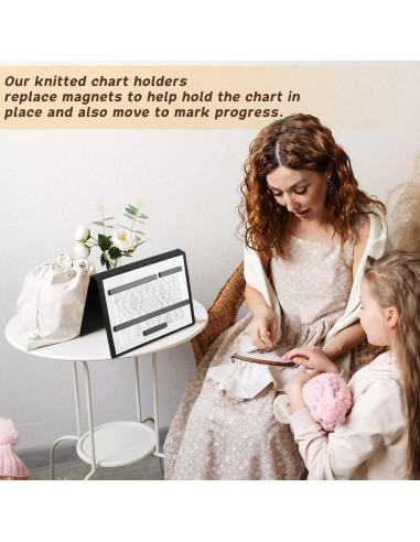 Conjunto de 8 Imanes para Tejer Flutesan - Tamaño Grande