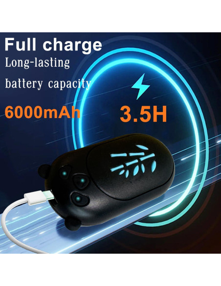 Calentadores de Manos Recargables BOANKODU AOY-716, 6000mAh