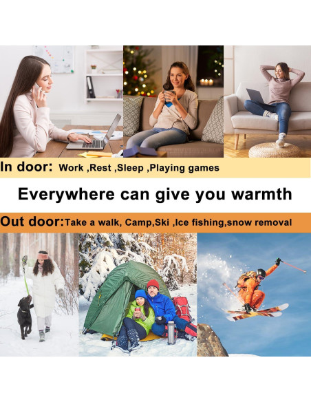 Calentadores de Manos Recargables BOANKODU AOY-716, 6000mAh