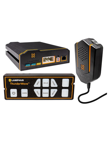 Amplificador de Sirena ThunderWave 150W con Control Remoto