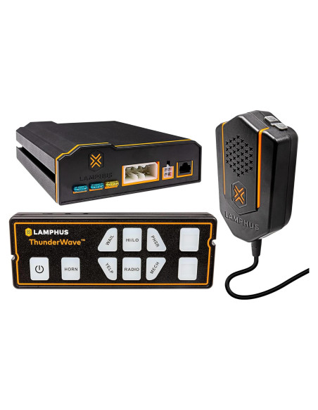 Amplificador de Sirena ThunderWave 150W con Control Remoto