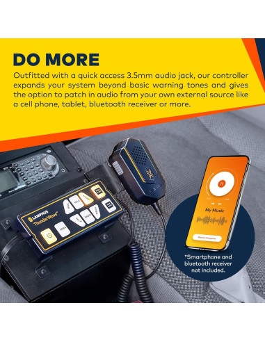 Amplificador de Sirena ThunderWave 150W con Control Remoto