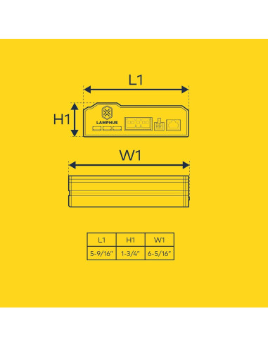 Amplificador de Sirena ThunderWave 150W con Control Remoto