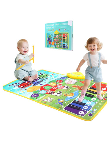 Alfombrilla Musical 3 en 1 Zitranse para Niños 80x50 cm