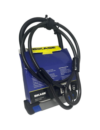 Candado de bicicleta Bikase MAX Ulock con cable 11mm