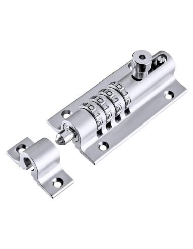 Cerradura de Combinación Deslizante FJM CB2000-CHR Cromo