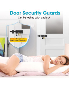 Cierre de Puerta Deslizante MeBantoo 160mm Acero Inoxidable Negro 2