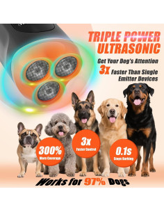 Dispositivo Antibark MUIMUICHU Ultrasonido 3X Control Ladridos 2