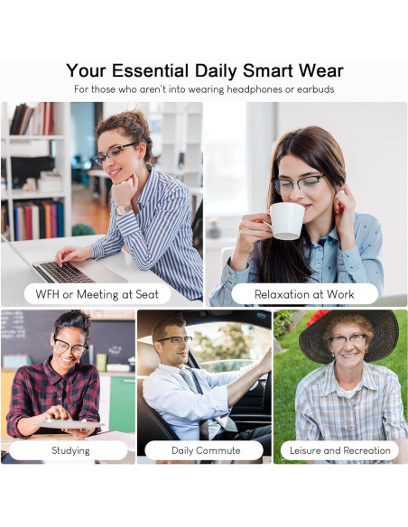 Gafas Inteligentes AI More than Lens con Bluetooth 5.4