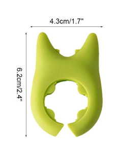 Soporte para Cucharas y Espátulas MiOYOOW - 4 Piezas Silicona 2
