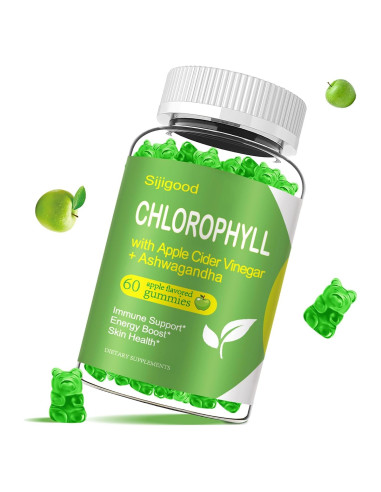 Gomitas de Clorofila Sijigood 60 Unidades Sabor Manzana