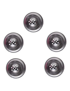 Tazón de Reemplazo de Acero Inoxidable Joyce - 12 Agujeros, Paquete de 5