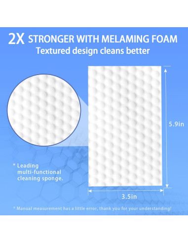 Hojas de Borrador Mágico SUPERASER 50 P - Esponja Melamina