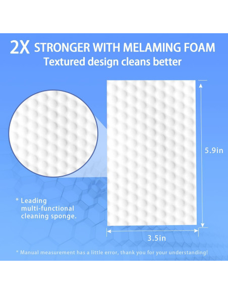 Hojas de Borrador Mágico SUPERASER 50 P - Esponja Melamina