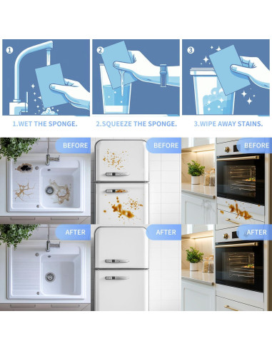 Hojas de Borrador Mágico SUPERASER 50 P - Esponja Melamina