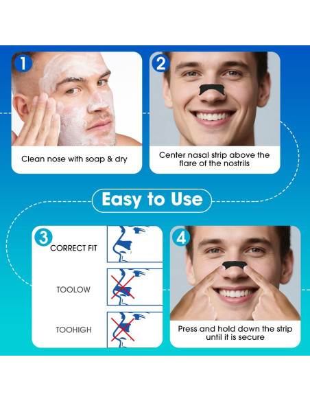 Tiras Nasales Antironquidos Nantong Youjiu - 60 Unidades