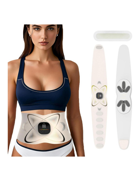 Cinturón Estimulador Abdominal EMS Calor - OSTO AST-302