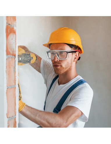 Gafas de Seguridad sobre Gafas Lente Clara TR90 Ajustables