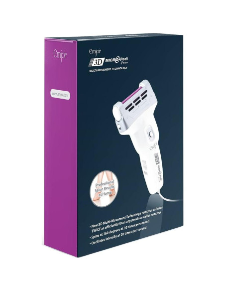 Emjoi Micro-Pedi Power Removedor de Callos Eléctrico Azul