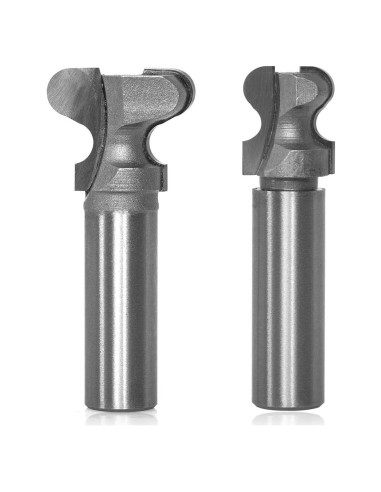 Juego de 2 fresas para tiradores Akylin 1/2" vástago carburo