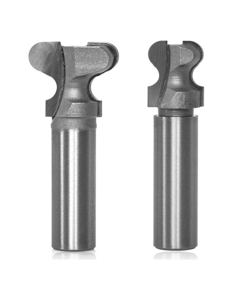 Juego de 2 fresas para tiradores Akylin 1/2" vástago carburo