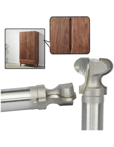 Juego de 2 fresas para tiradores Akylin 1/2" vástago carburo