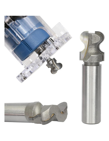 Juego de 2 fresas para tiradores Akylin 1/2" vástago carburo