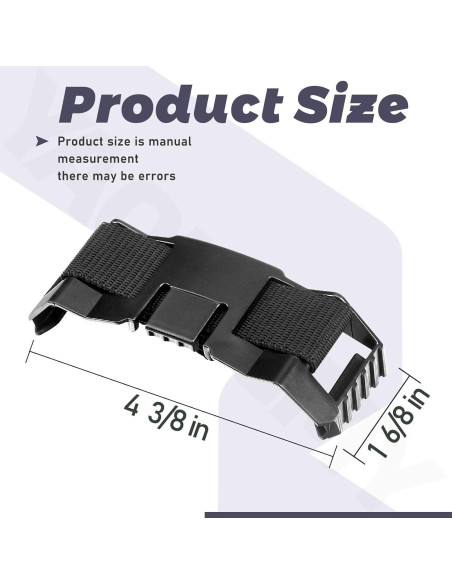 Soporte de lámpara frontal para casco YAQINGMY MKQQ-KOU - 2 unidades