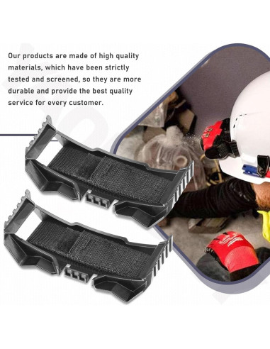 Soporte de lámpara frontal para casco YAQINGMY MKQQ-KOU - 2 unidades