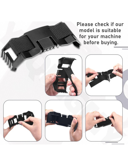 Soporte de lámpara frontal para casco YAQINGMY MKQQ-KOU - 2 unidades