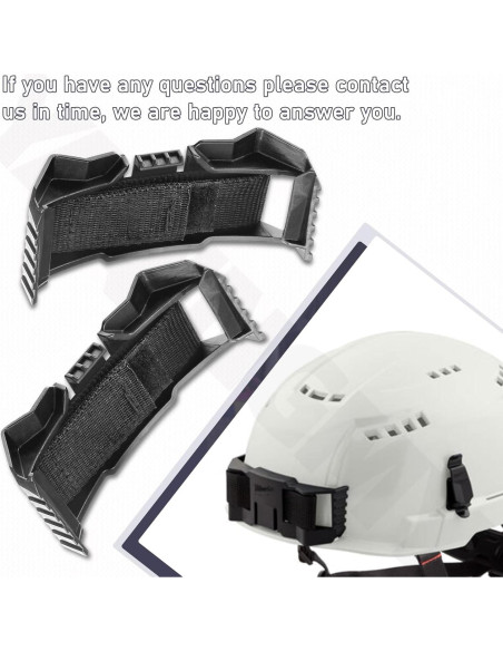 Soporte de lámpara frontal para casco YAQINGMY MKQQ-KOU - 2 unidades