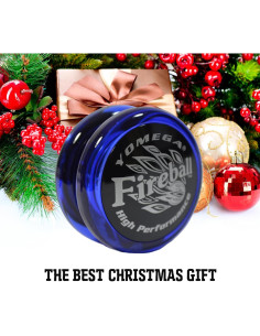 Yoyo Yomega Fireball Transaxle Azul Oscuro + 2 Cuerdas 2