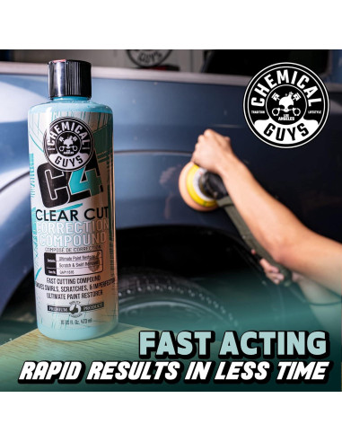 Compuesto de Corrección C4 Chemical Guys 473 ml - Elimina Rayones