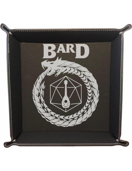 Bandeja de Dados D&D PrecisionNC Cuero Sintético Negro 32.7cm