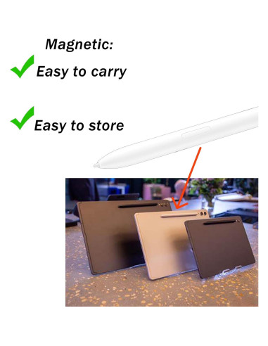 2 Stylus Alovexiong S Pen Beige para Samsung Galaxy Tab S9