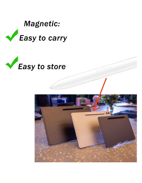 2 Stylus Alovexiong S Pen Beige para Samsung Galaxy Tab S9