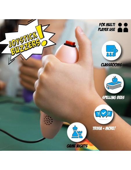Sistema de Juego Teacher's Choice con Buzzer y Joystick