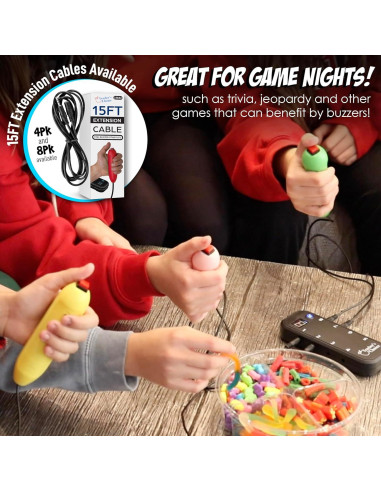 Sistema de Juego Teacher's Choice con Buzzer y Joystick