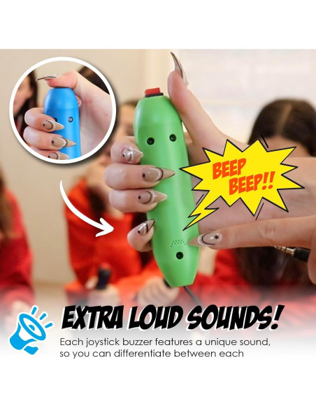 Sistema de Juego Teacher's Choice con Buzzer y Joystick