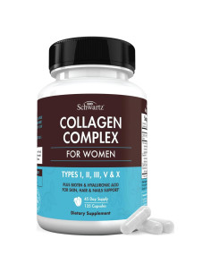 Cápsulas de Colágeno Hidrolizado BioSchwartz 135ct - Piel, Cabello y Uñas