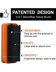 Kit de Limpieza de Discos de Vinilo 4 en 1 kulloomii 2