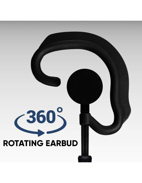 Auricular Sheepdog con Micrófono PTT para Motorola R7, ION, MXP600