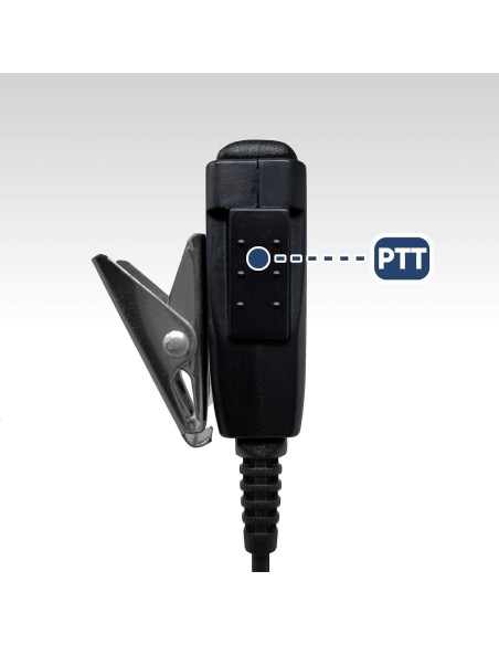 Auricular Sheepdog con Micrófono PTT para Motorola R7, ION, MXP600