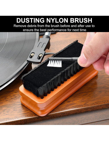 Kit de Limpieza de Discos de Vinilo 4 en 1 kulloomii