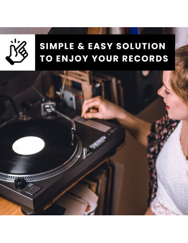 Kit de Limpieza de Discos de Vinilo 4 en 1 kulloomii