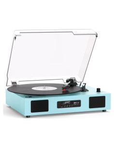 Reproductor de Vinilo Bluetooth DANFI AUDIO SON1-TE-2017BU 3 Velocidades