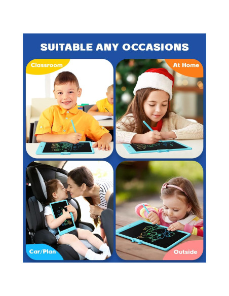 Bravokids Tableta de Escritura LCD 10" Azul para Niños