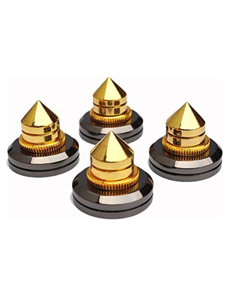 Soporte de Altavoz Trolleyshop 4 Picos Dorados Ajustables