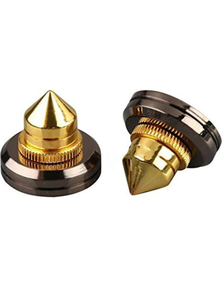 Soporte de Altavoz Trolleyshop 4 Picos Dorados Ajustables