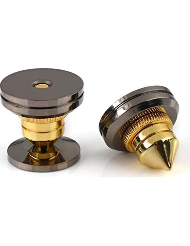 Soporte de Altavoz Trolleyshop 4 Picos Dorados Ajustables